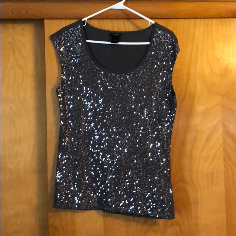 Women’s Ann Taylor sequin t-shirt.
